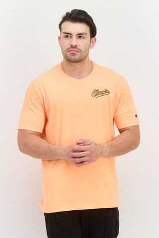 T-shirt - Blauw en oranje