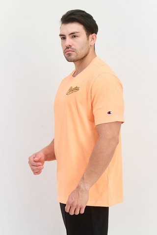 T-shirt - Blauw en oranje