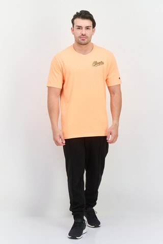 T-shirt - Blauw en oranje