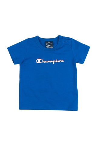 Camiseta y short - Azul y gris