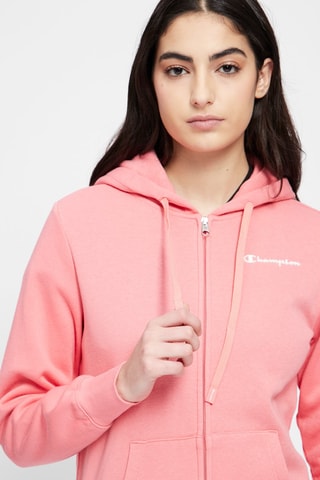Sudadera con capucha - Blanco, rojo y rosa