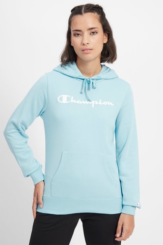 Sudadera con capucha - Blanco, rojo y azul