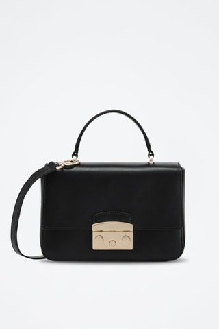 Sac à main en cuir de veau - Noir