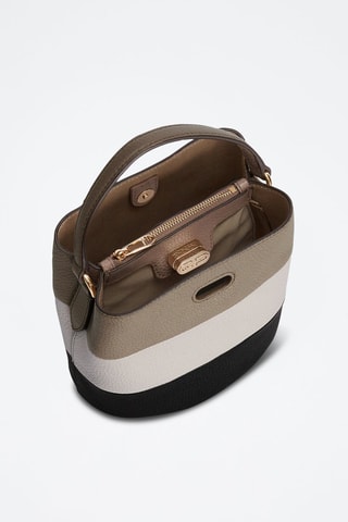 Sac seau en cuir - Marron