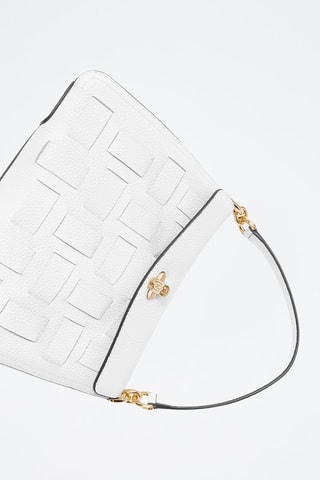 Sac à main en cuir de veau - Blanc