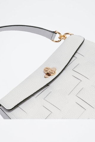 Sac à main en cuir de veau - Blanc