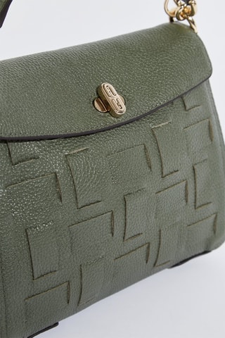 Sac à main en cuir de veau - Kaki