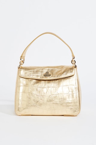 Sac à main en cuir de veau - Doré