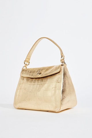 Sac à main en cuir de veau - Doré