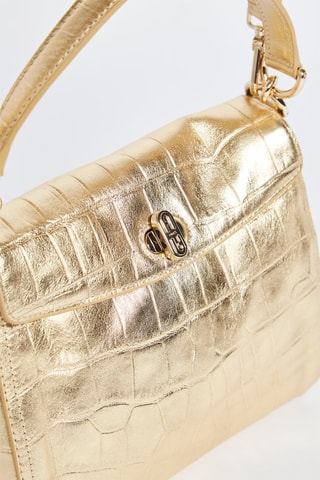 Sac à main en cuir de veau - Doré