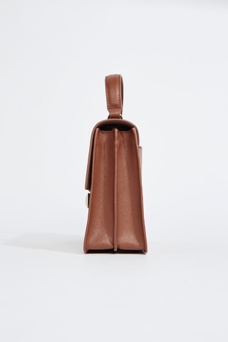 Sac à main en cuir de veau - Camel