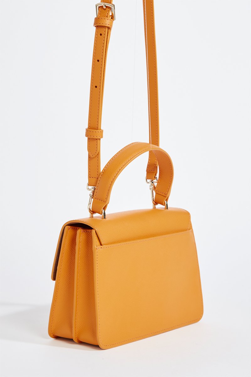 Bolso de piel bovina - Mostaza