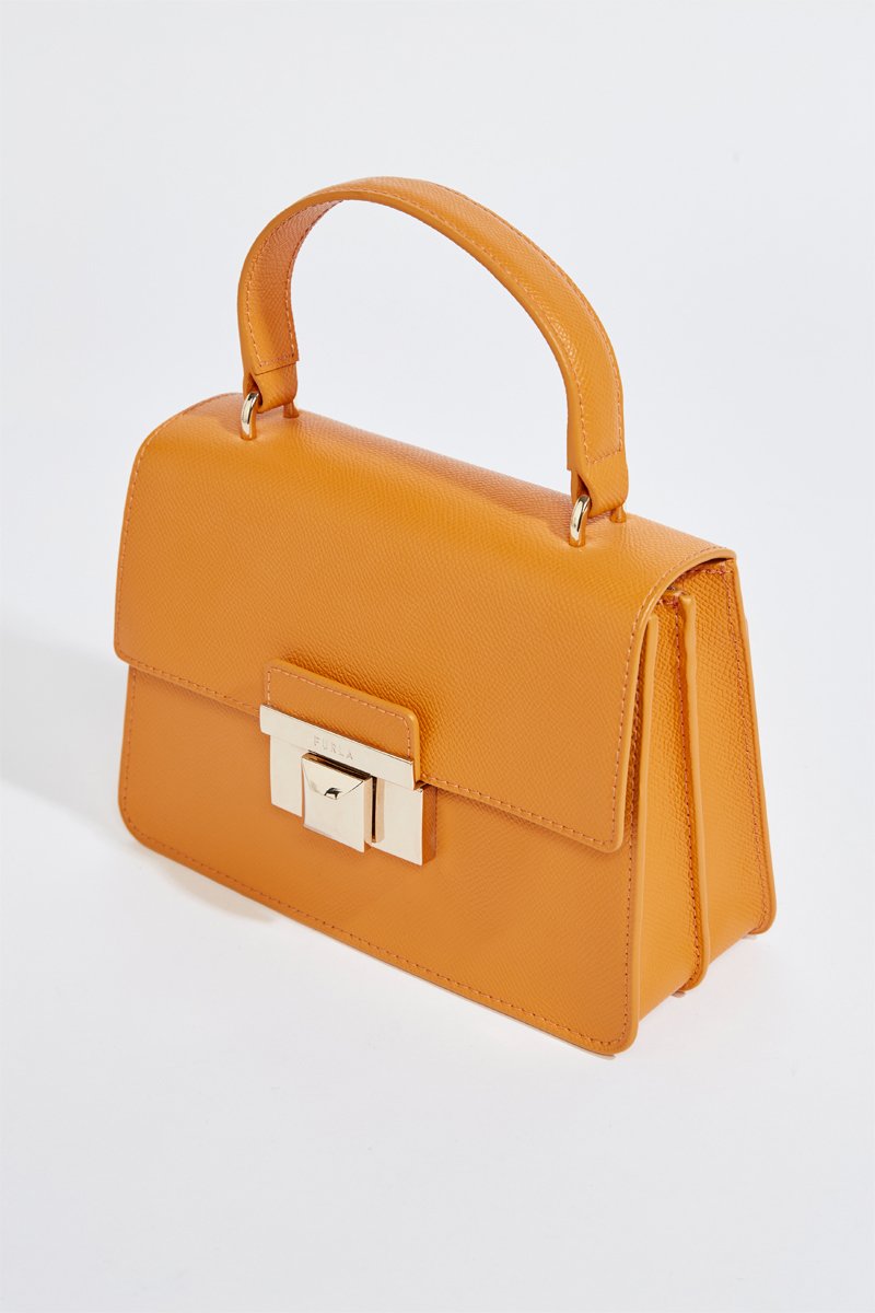 Bolso de piel bovina - Mostaza