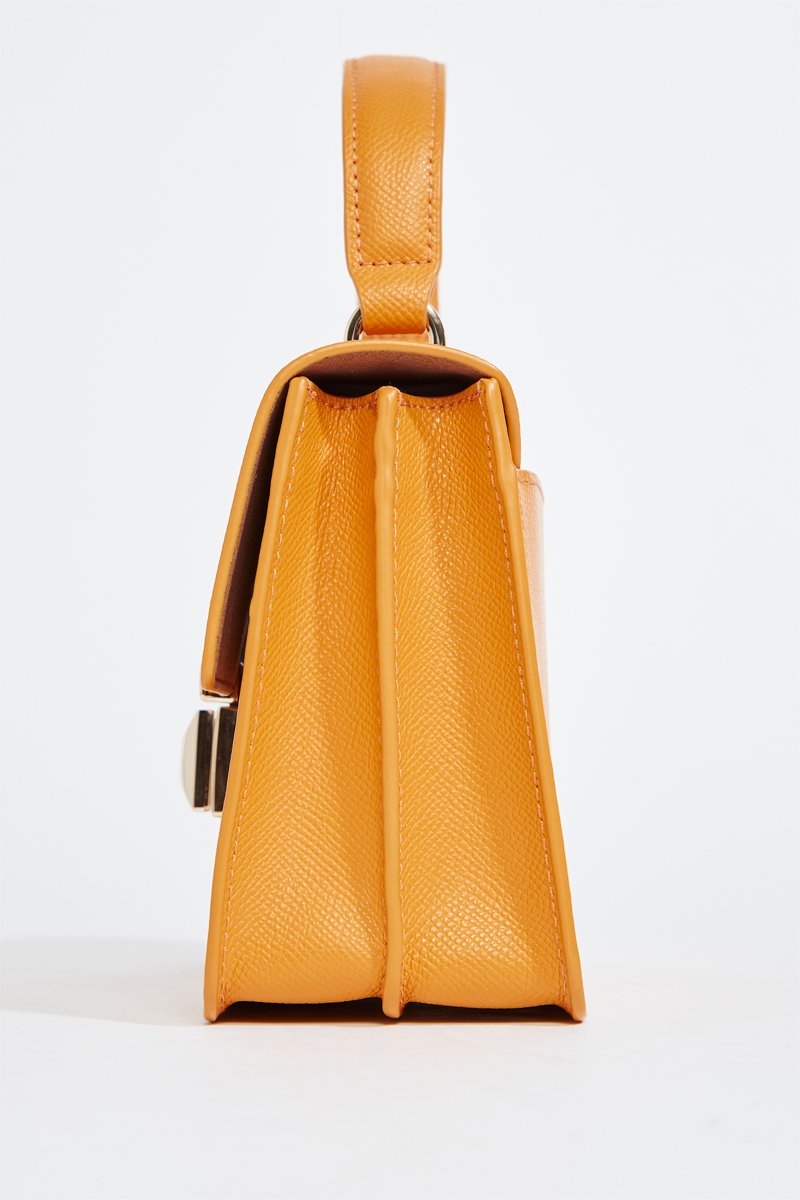 Bolso de piel bovina - Mostaza