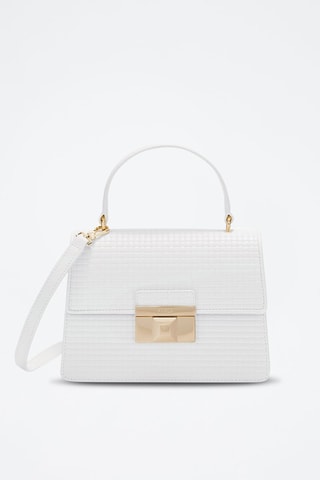 Sac à main en cuir de veau - Blanc