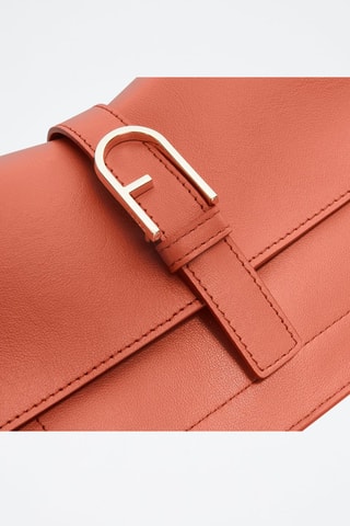 Sac à main en cuir Furla Flow - Orange