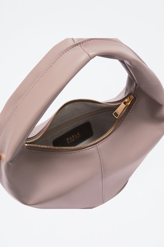 Sac à main en cuir Ring Mini - Mauve