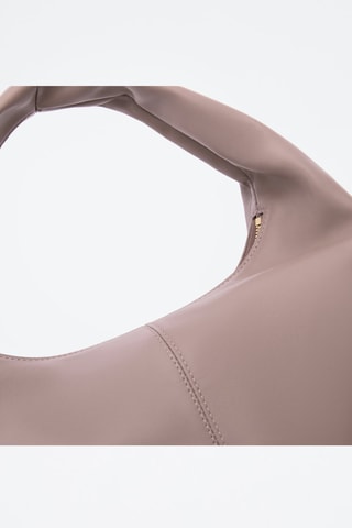 Sac à main en cuir Ring Mini - Mauve