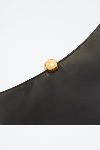 Sac seau en cuir Sfera Soft - Taille M - Noir