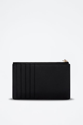 Porte-cartes en cuir Nuvola  - Taille M - Noir