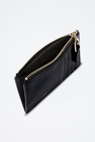 Porte-cartes en cuir Nuvola  - Taille M - Noir