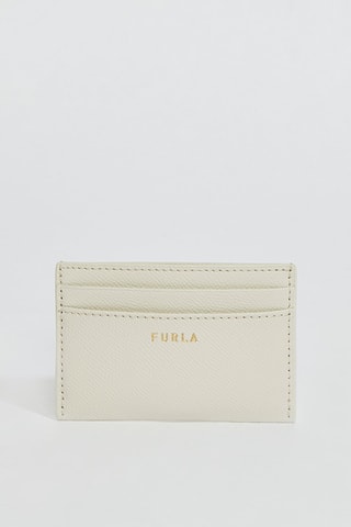 Porte-cartes en cuir Gardenia - Blanc