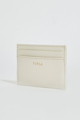 Porte-cartes en cuir Gardenia - Blanc