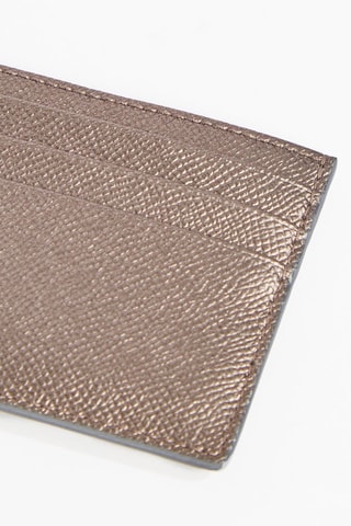 Porte-cartes en cuir Classic - Rose