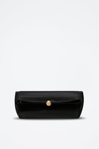 Pochette en cuir Sfera Soft - Taille M - Noir
