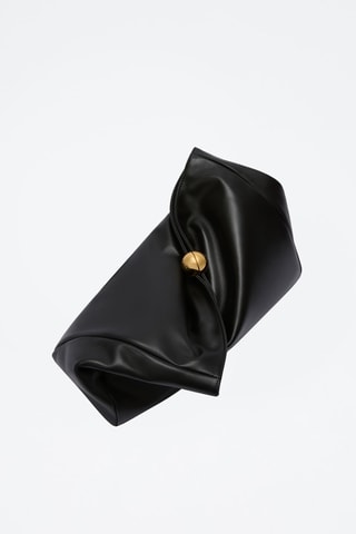 Pochette en cuir Sfera Soft - Taille M - Noir