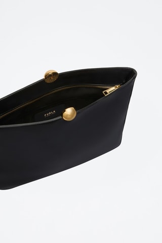 Pochette en cuir Sfera Soft - Taille M - Noir