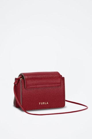 Sac bandoulière en cuir - Bordeaux