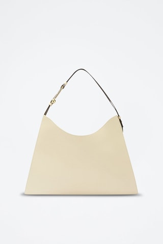 Sac porté épaule en cuir Furla Nuvola - Beige