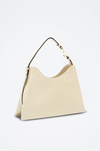 Sac porté épaule en cuir Furla Nuvola - Beige