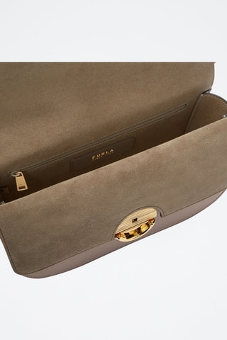 Sac bandoulière en cuir Sfera - Taille S - Mauve