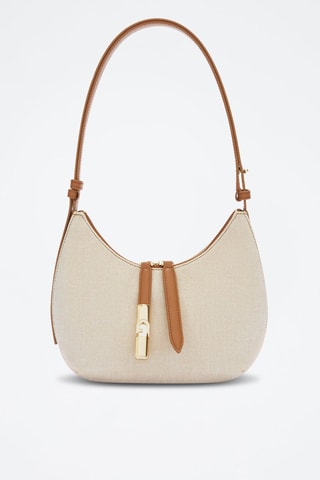 Sac porté épaule Goccia - Taille S - Beige