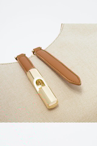 Sac porté épaule Goccia - Taille S - Beige