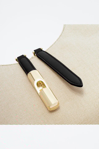 Sac porté épaule Goccia - Taille S - Beige