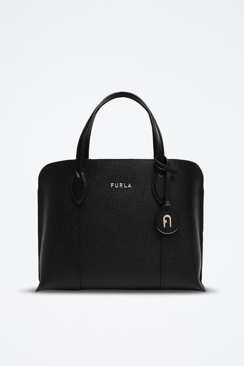 Bolso de piel bovina - Negro