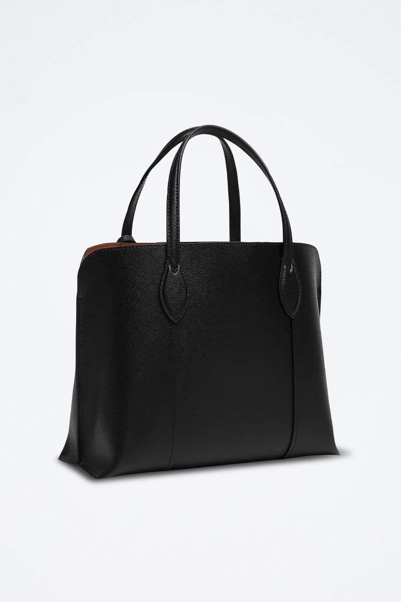 Bolso de piel bovina - Negro