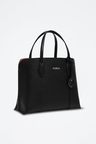 Sac à main en cuir de veau - Noir