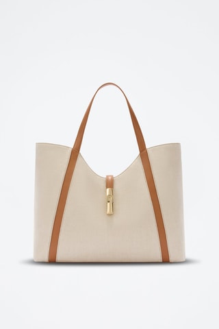 Sac porté épaule Goccia - Taille XL - Beige