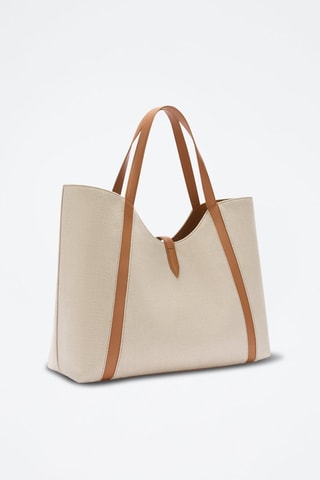 Sac porté épaule Goccia - Taille XL - Beige