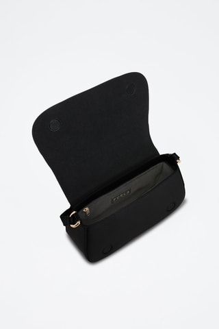 Sac porté épaule en cuir de veau - Noir