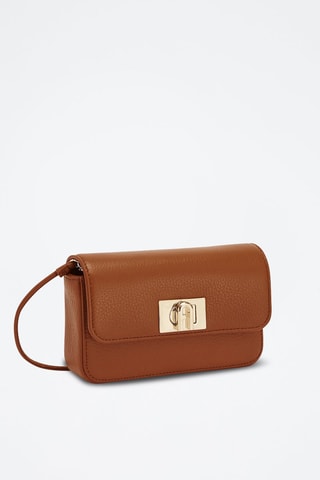 Sac bandoulière en cuir - Camel