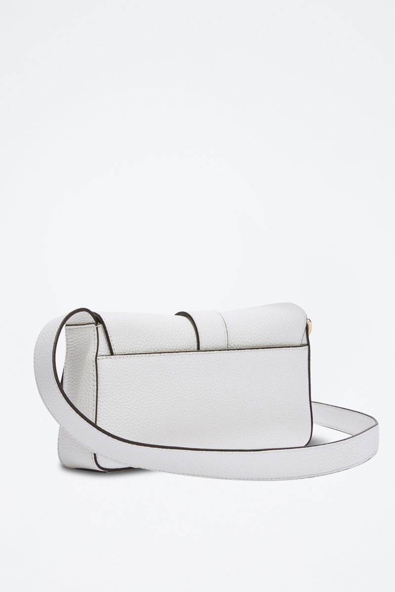 Bandolera de piel bovina - Blanco