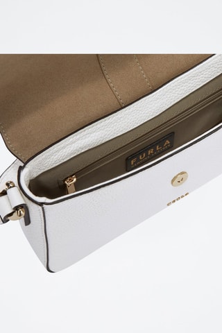 Sac bandoulière en cuir de veau - Blanc