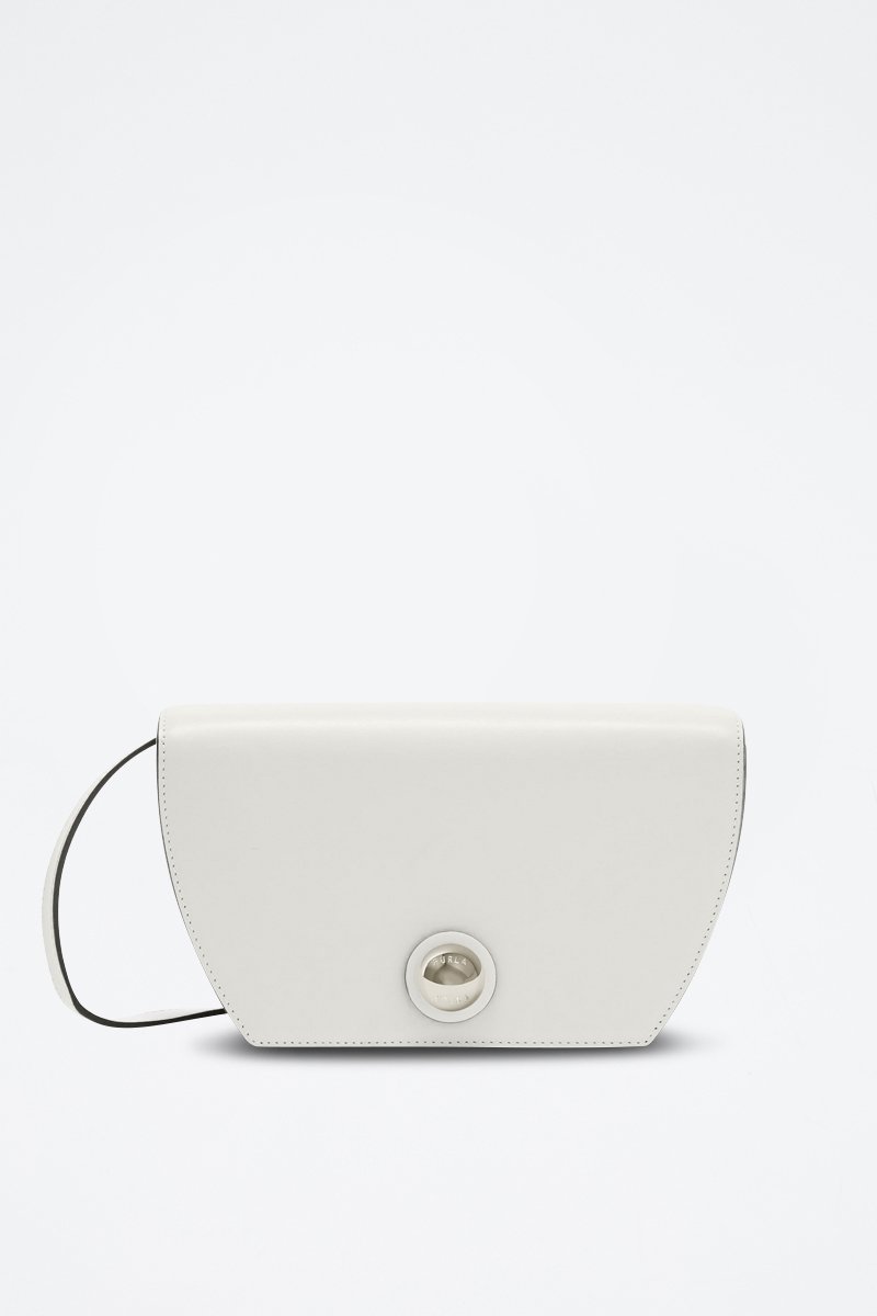 Bandolera de piel bovina - Blanco