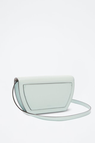 Sac bandoulière en cuir de veau - Vert d’eau