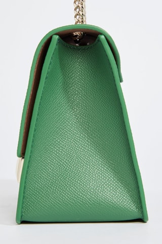 Sac bandoulière en cuir de veau - Vert foncé